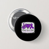 Liebe des Friedens Heilung der Bauchspeicheldrüsen Button (Vorne & Hinten)