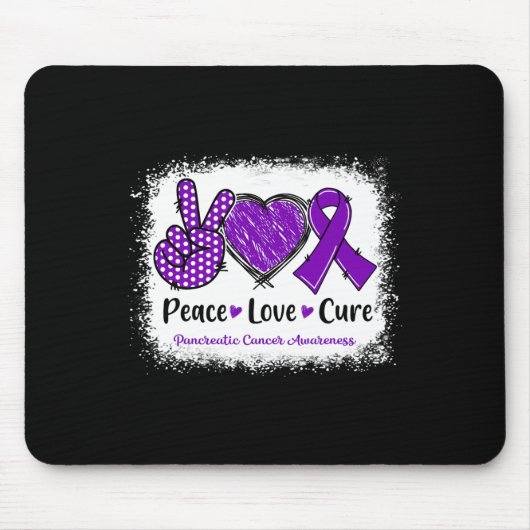 Liebe des Friedens Heilung der Bauchspeicheldrüsen Mousepad (Vorne)