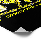 Liebe des Friedens Heilung der Krebserkrankung im  Poster (Ecke)