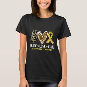 Liebe des Friedens Heilung der Krebserkrankung im T-Shirt
