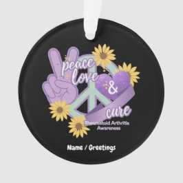 Liebe des Friedens Heilung der rheumatoiden Arthri Ornament