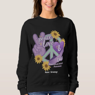Liebe des Friedens Heilung der rheumatoiden Arthri Sweatshirt