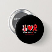 Liebe des Friedens Heilung des Bewusstseins für Bl Button (Vorne & Hinten)