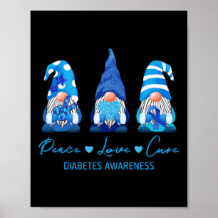 Liebe des Friedens Heilung des Genoms Diabetes Poster