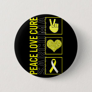 Liebe des Friedens Heilung des Knochenkrebs Button