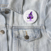 Liebe des Friedens Heilung Lupus Bewusstsein Lila  Button (Beispiel)