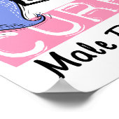 Liebe des Friedens Heilung männlichen Brustkrebses Poster (Ecke)