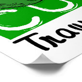 Liebe des Friedens Heilung traumatischer Hirnverle Poster (Ecke)