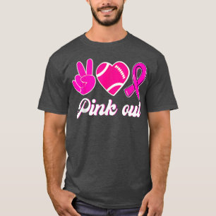 Liebe des Friedens Heilung von rosa Ribbon Krebs B T-Shirt