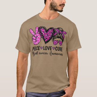Liebe des Friedens Heilung von rosa Ribbon Krebs B T-Shirt