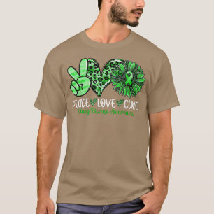 Liebe des Friedens Heilung von Sonnenblumen Leopar T-Shirt