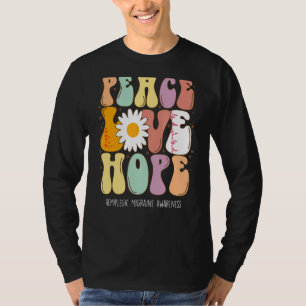 Liebe des Friedens Hoffnung Hemiplegie Migräne Bew T-Shirt