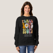 Liebe des Friedens Hoffnung hypertrophische Obstru Sweatshirt (Vorne ganz)