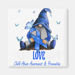 Liebe des Friedens Hoffnung Kindermissbrauch Aufkl Magnet