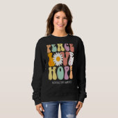 Liebe des Friedens Hoffnung Neuroblastoma Bewussts Sweatshirt (Vorne ganz)