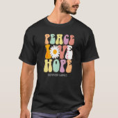 Liebe des Friedens Hoffnung Phasmophobie Bewusstse T-Shirt (Vorderseite)