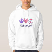 Liebe des Friedens Hoodie (Vorderseite)