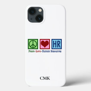 Liebe des Friedens HR Niedliche Humanressourcen Mo Case-Mate iPhone Hülle