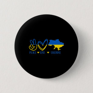 Liebe des Friedens in der Ukraine Unterstützung de Button