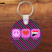 Liebe des Friedens in Syrien Schlüsselanhänger (Vorderseite)
