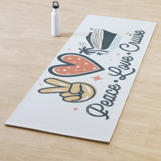 Liebe des Friedens - Inspiration Yogamatte (Beispiel)