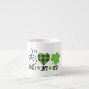 Liebe des Friedens Irish-60682 Espressotasse