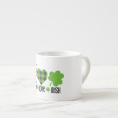 Liebe des Friedens Irish-60682 Espressotasse (Vorderseite Rechts)