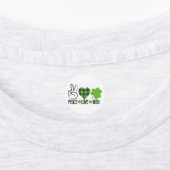 Liebe des Friedens Irish-60682 Etiketten (Befestigt)