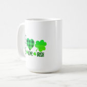 Liebe des Friedens Irish-60682 Kaffeetasse (Vorderseite Links)