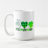 Liebe des Friedens Irish-60682 Kaffeetasse (Links)
