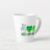 Liebe des Friedens Irish-60682 Milchtasse (Rechte Ecke)