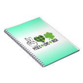 Liebe des Friedens Irish-60682 Notizblock (Rechte Seite)