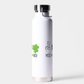Liebe des Friedens Irish-60682 Trinkflasche (Links)