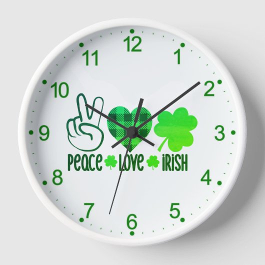 Liebe des Friedens Irish-60682 Uhr (Vorderseite)