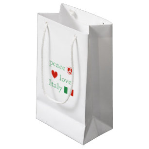 Liebe des Friedens Italien Herzensstiftung der Ita Kleine Geschenktüte
