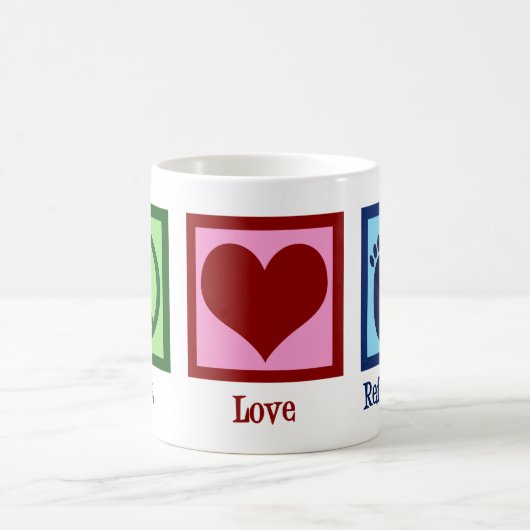 Liebe des Friedens Kaffeetasse (Mittel)