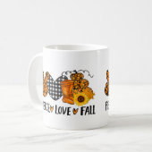 Liebe des Friedens Kaffeetasse (Vorderseite Links)