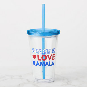 Liebe des Friedens Kamala I - Kamala Harris für de Acryltrinkbecher