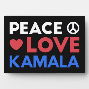 Liebe des Friedens Kamala I - Kamala Harris für de Fotoplatte