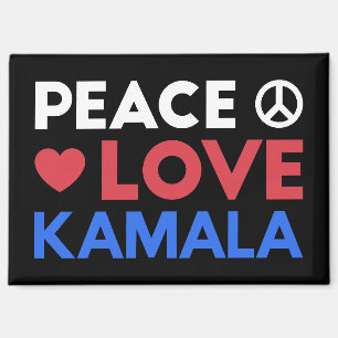 Liebe des Friedens Kamala I - Kamala Harris für de Magnet