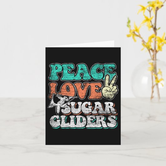 Liebe des Friedens Karte (Gelbe Blume)