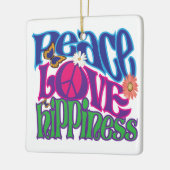 Liebe des Friedens Keramikornament (Links)