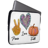 Liebe des Friedens Laptopschutzhülle (Vorne Rechts)