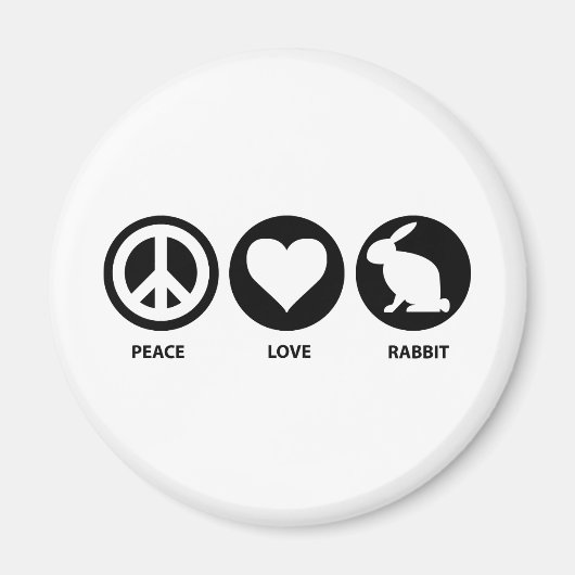 Liebe des Friedens Magnet (Vorne)
