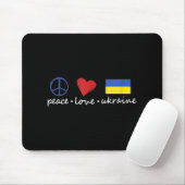 Liebe des Friedens mit Unterstützung der Ukraine - Mousepad (Mit Mouse)