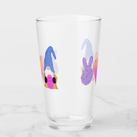 Liebe des Friedens | Niedliche Osterpastelierung Glas (Links)