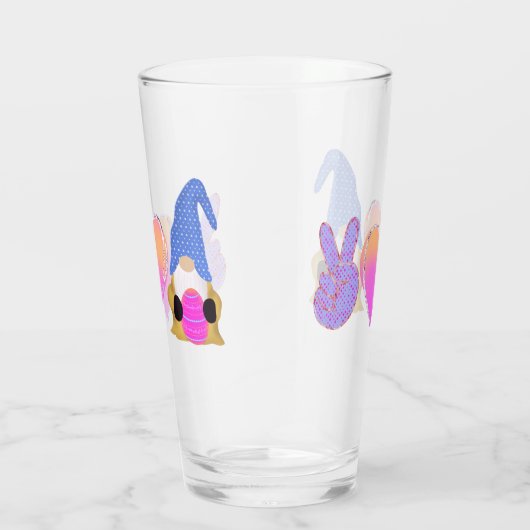 Liebe des Friedens | Niedliche Osterpastelierung Glas (Rechts)