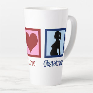 Liebe des Friedens Obstetetas Niedliches OBGYN-Bür Milchtasse
