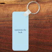 Liebe des Friedens Personalisierte Humanressourcen Schlüsselanhänger (Rückseite)