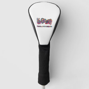 Liebe des Friedens Pflege Stethoscope Niedliche Kr Golf Headcover
